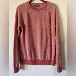Express Men's Crewneck Sweater in Pink